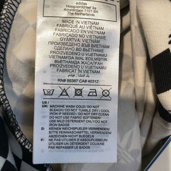 Adidas Ski Chic Allover Print Women's Original Stirrup Tight Leggings Size S New - Picture 10 of 11